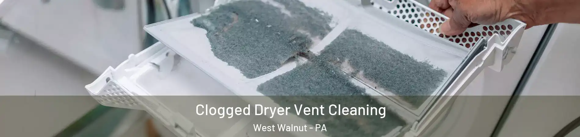 Clogged Dryer Vent Cleaning West Walnut - PA