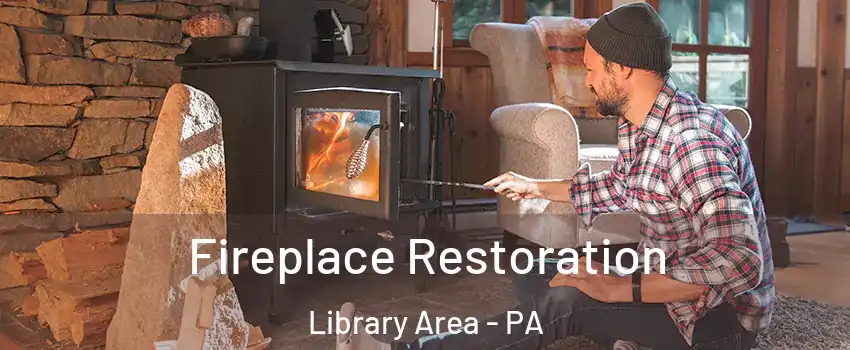 Fireplace Restoration Library Area - PA