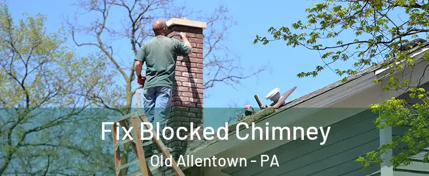 Fix Blocked Chimney Old Allentown - PA