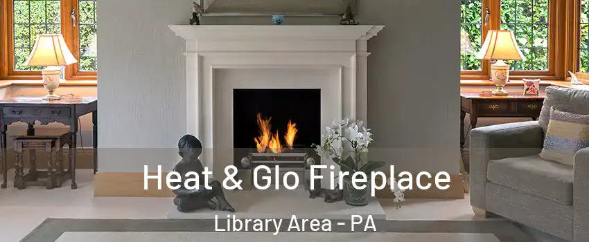 Heat & Glo Fireplace Library Area - PA