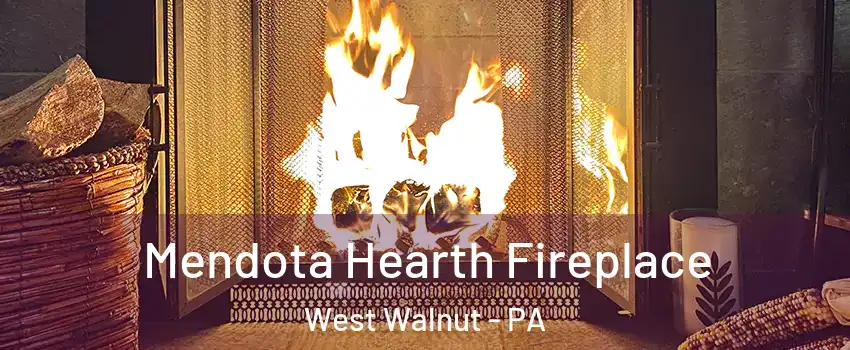Mendota Hearth Fireplace West Walnut - PA