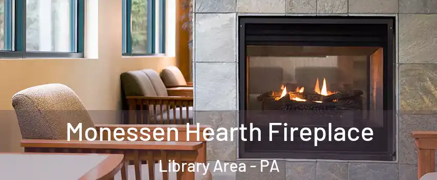 Monessen Hearth Fireplace Library Area - PA