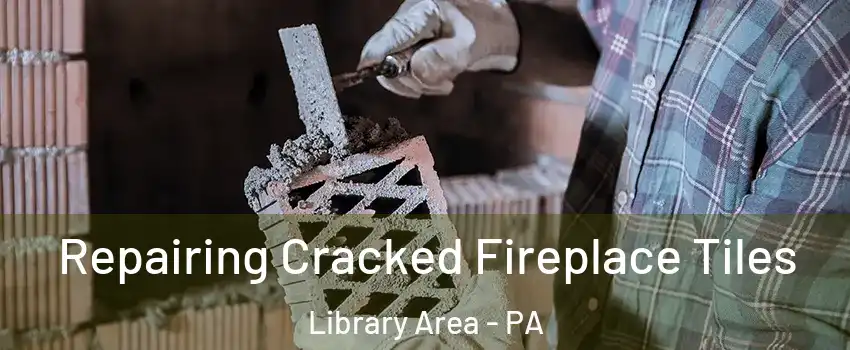 Repairing Cracked Fireplace Tiles Library Area - PA