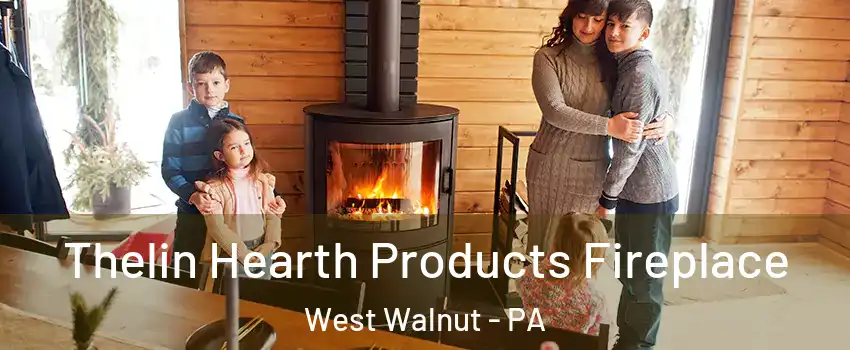 Thelin Hearth Products Fireplace West Walnut - PA